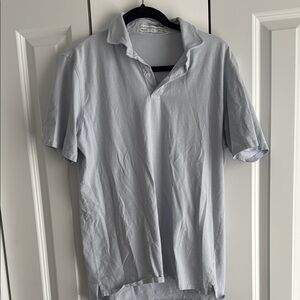 H&B Men's Light Blue Polo Shirt